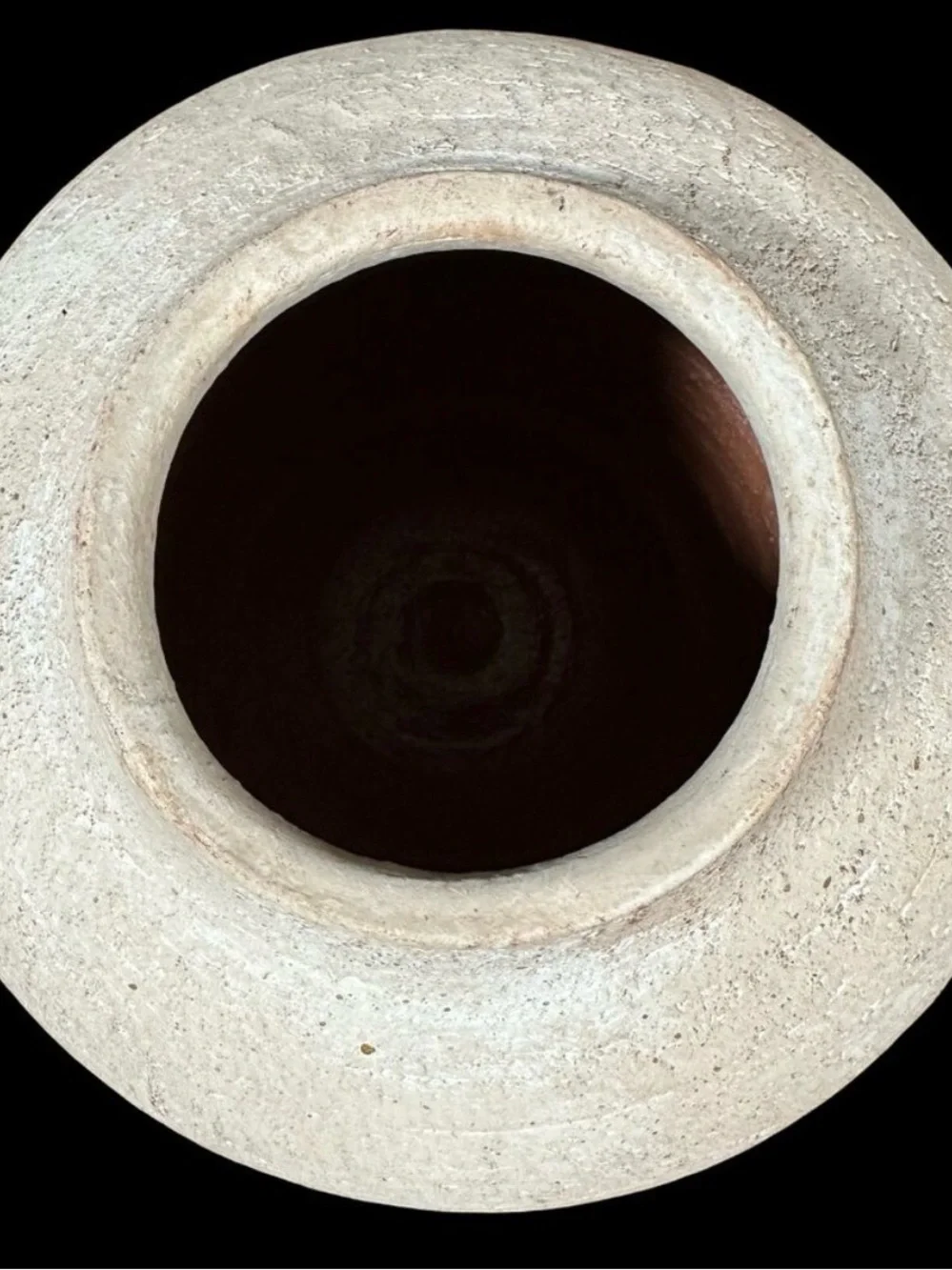Threshold Cream Textured Round Ceramic Vase